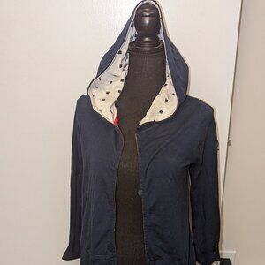 Tommy Hilfiger Women's Navy Blue Hooded zip up jacket